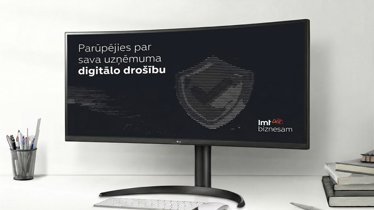 LG UltraWide 34 collu monitors uz darba galda - balva par dalību pikšķerēšanas testā